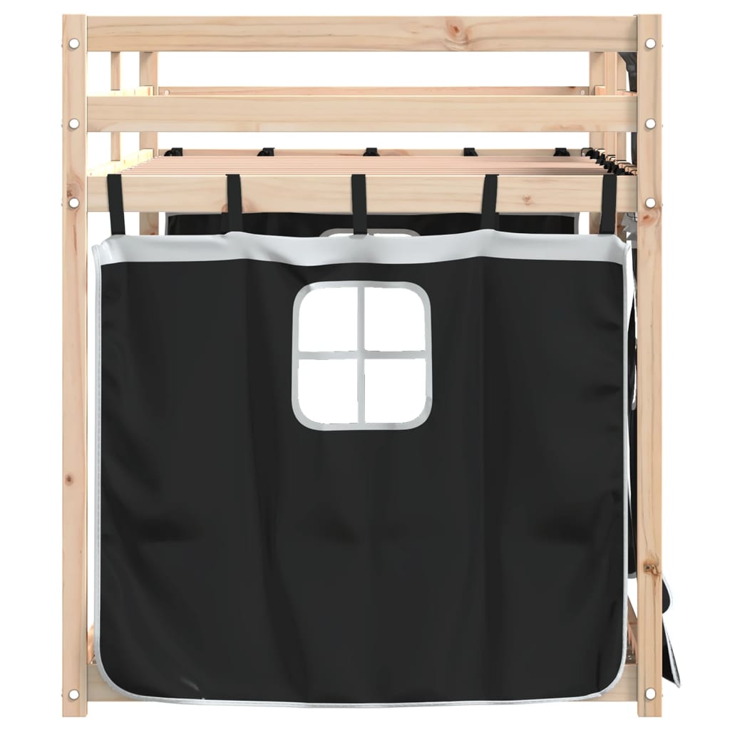 Lit superposé sans matelas 90x190 cm bois de pin massif - XIOS