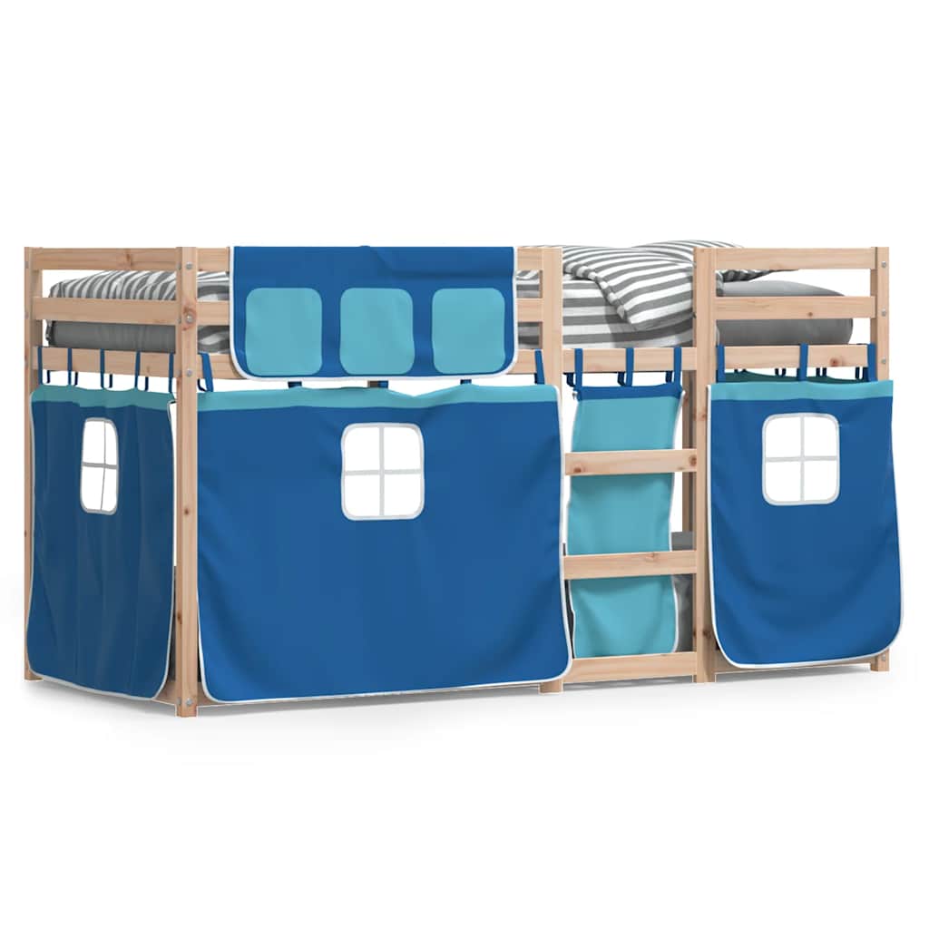 Lit superposé sans matelas 90x190 cm bois de pin massif - XIOS