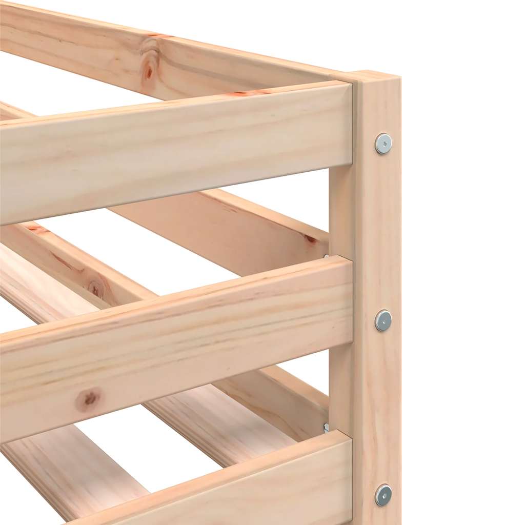 Lit superposé sans matelas 90x190 cm bois de pin massif - XIOS