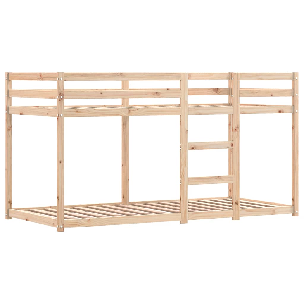 Lit superposé sans matelas 90x200 cm bois de pin massif - XIOS