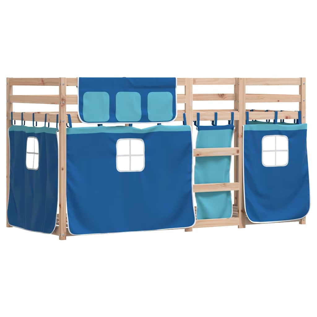 Lit superposé sans matelas 90x190 cm bois de pin massif - XIOS