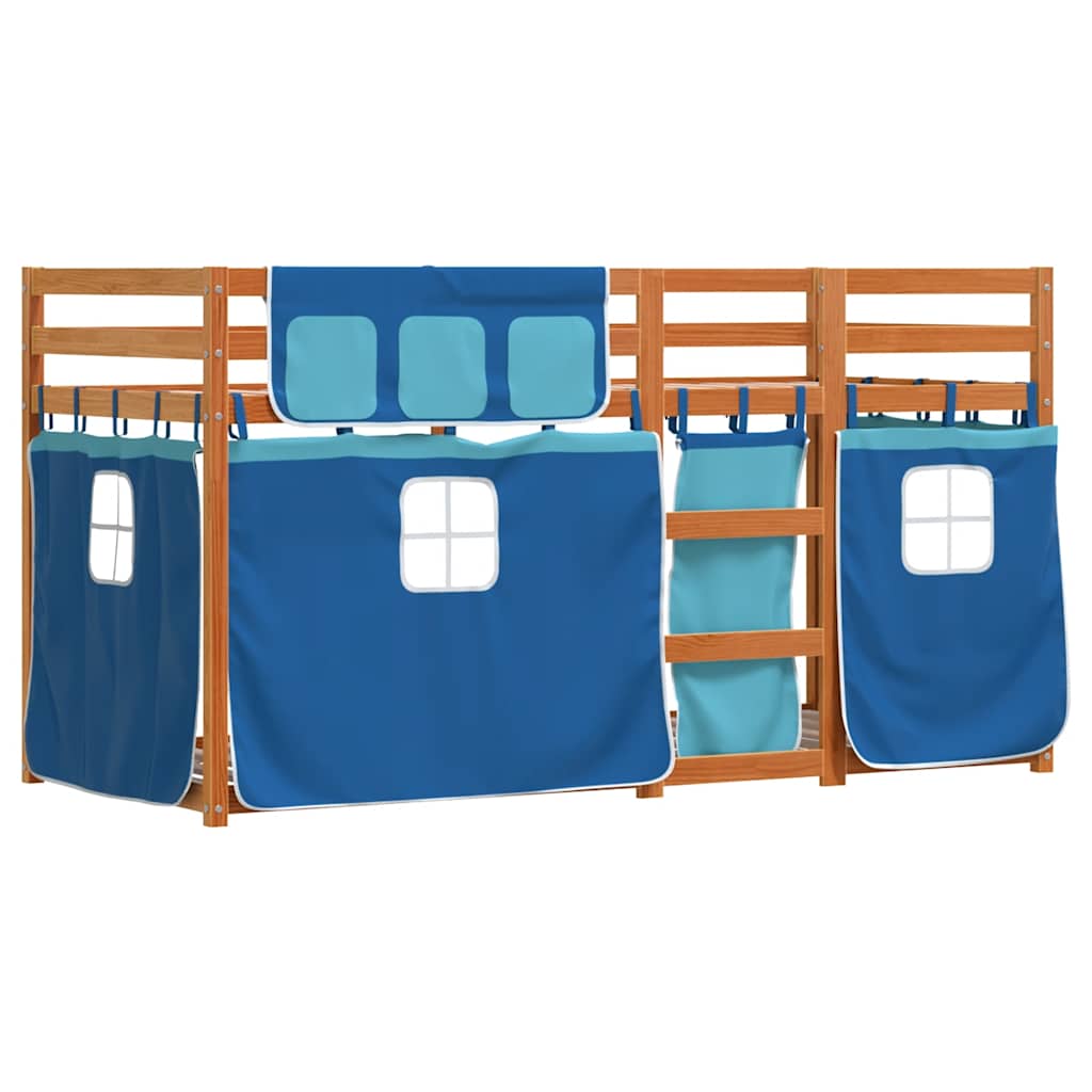 Lit superposé sans matelas 90x200 cm bois de pin massif - XIOS
