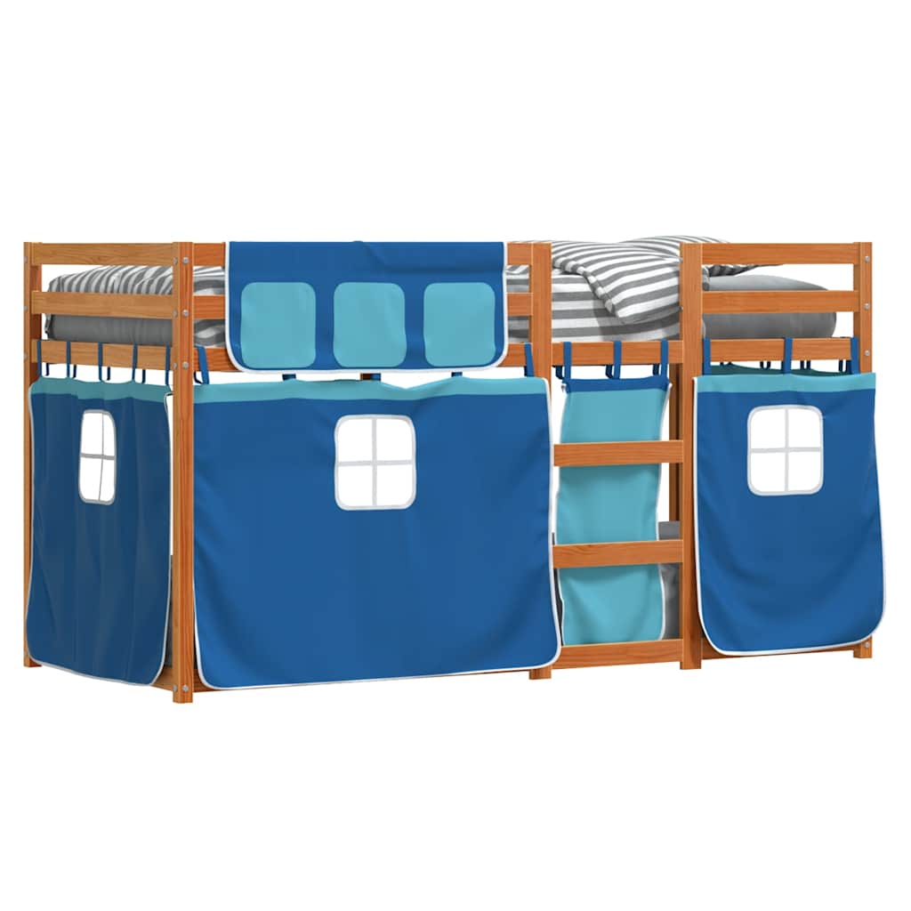 Lit superposé sans matelas 90x200 cm bois de pin massif - XIOS