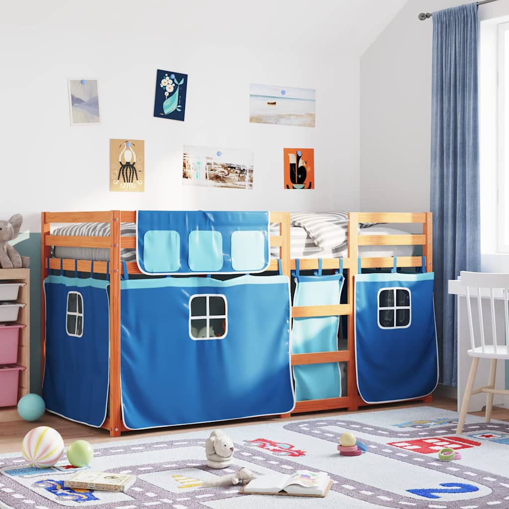 Lit superposé sans matelas 90x190 cm bois de pin massif - XIOS