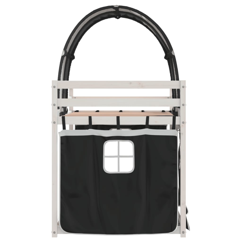 Lit superposé sans matelas 80x200 cm bois de pin massif - XIOS