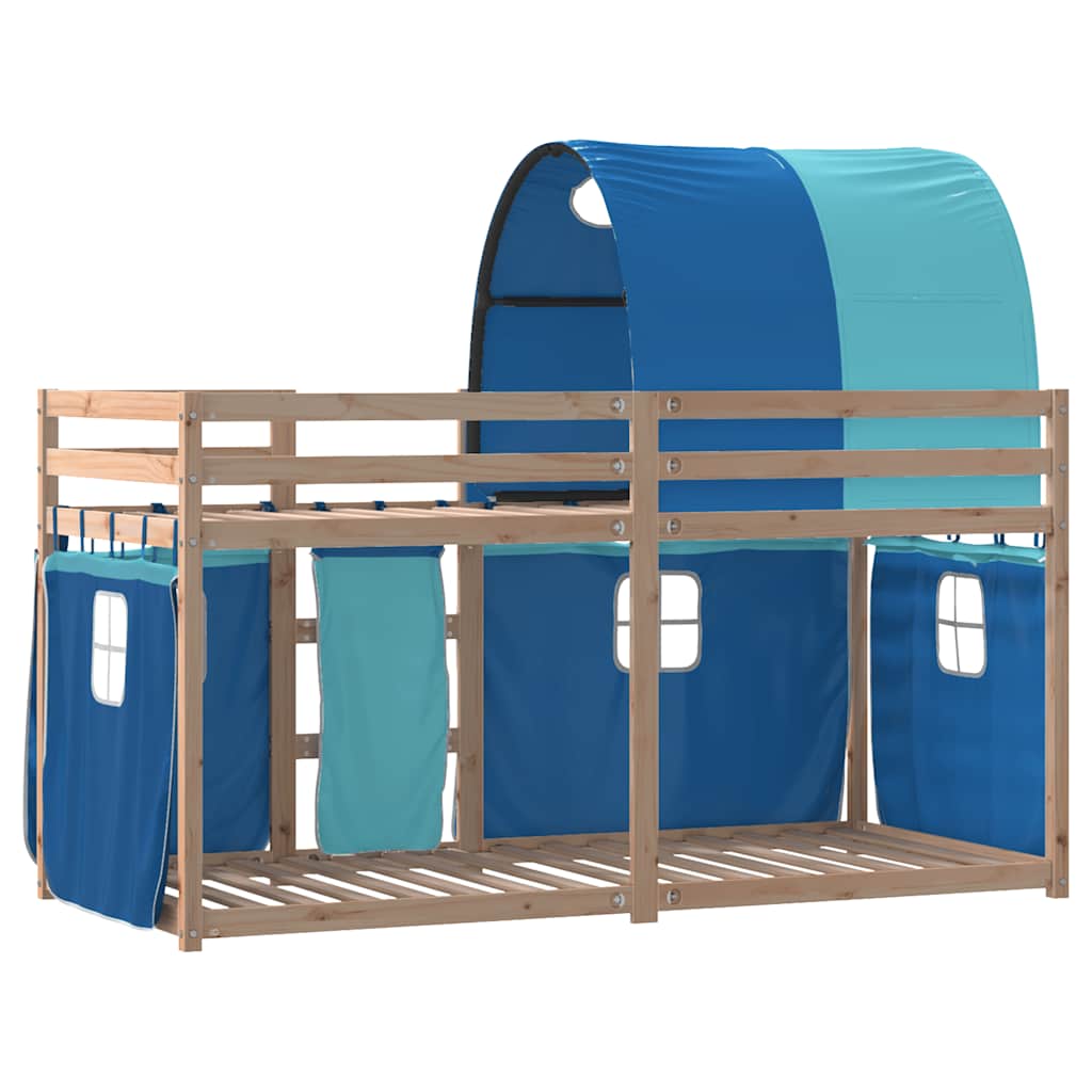 Lit superposé sans matelas 90x190 cm bois de pin massif - XIOS