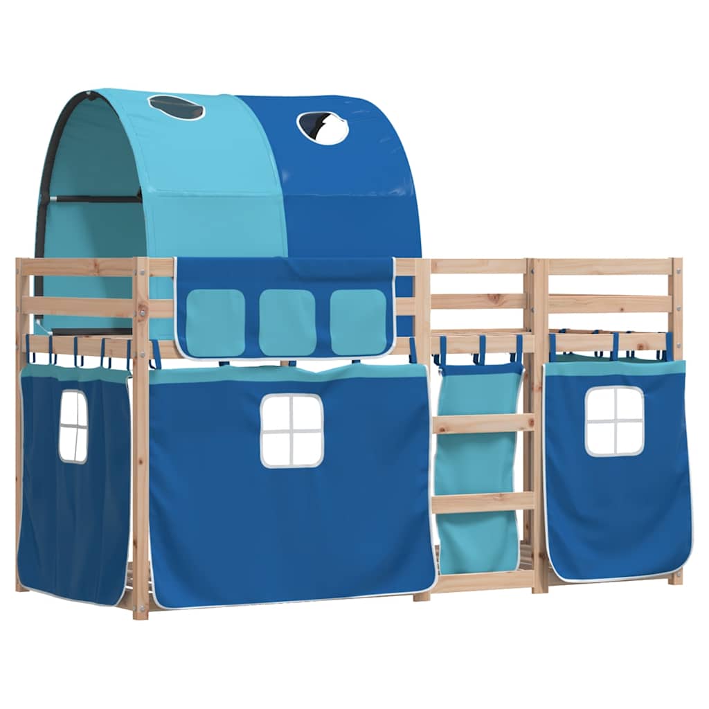 Lit superposé sans matelas 90x200 cm bois de pin massif - XIOS