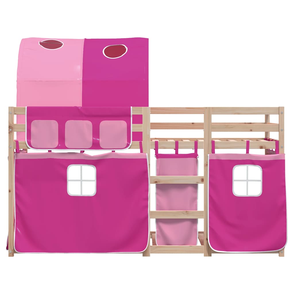 Lit superposé sans matelas 90x190 cm bois de pin massif - XIOS