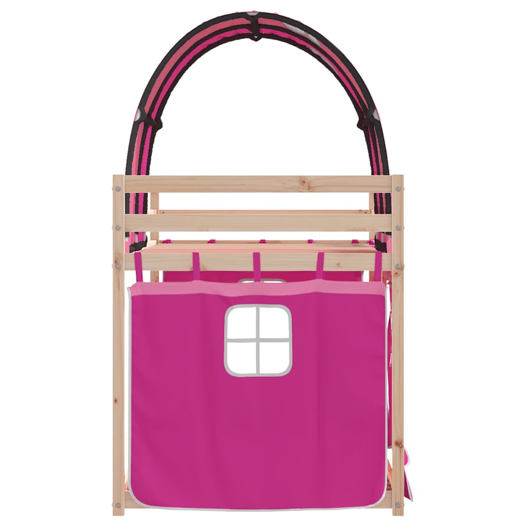 Lit superposé sans matelas 90x190 cm bois de pin massif - XIOS