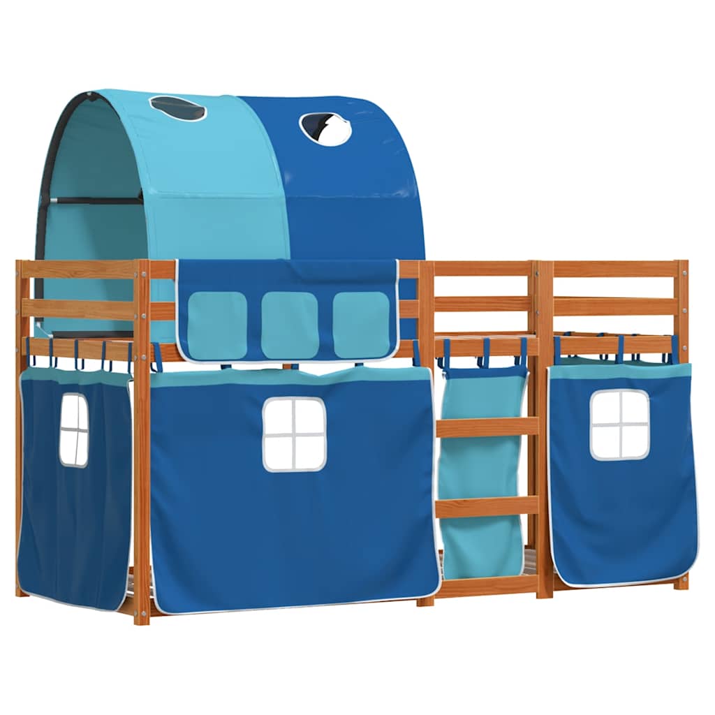 Lit superposé sans matelas 90x200 cm bois de pin massif - XIOS