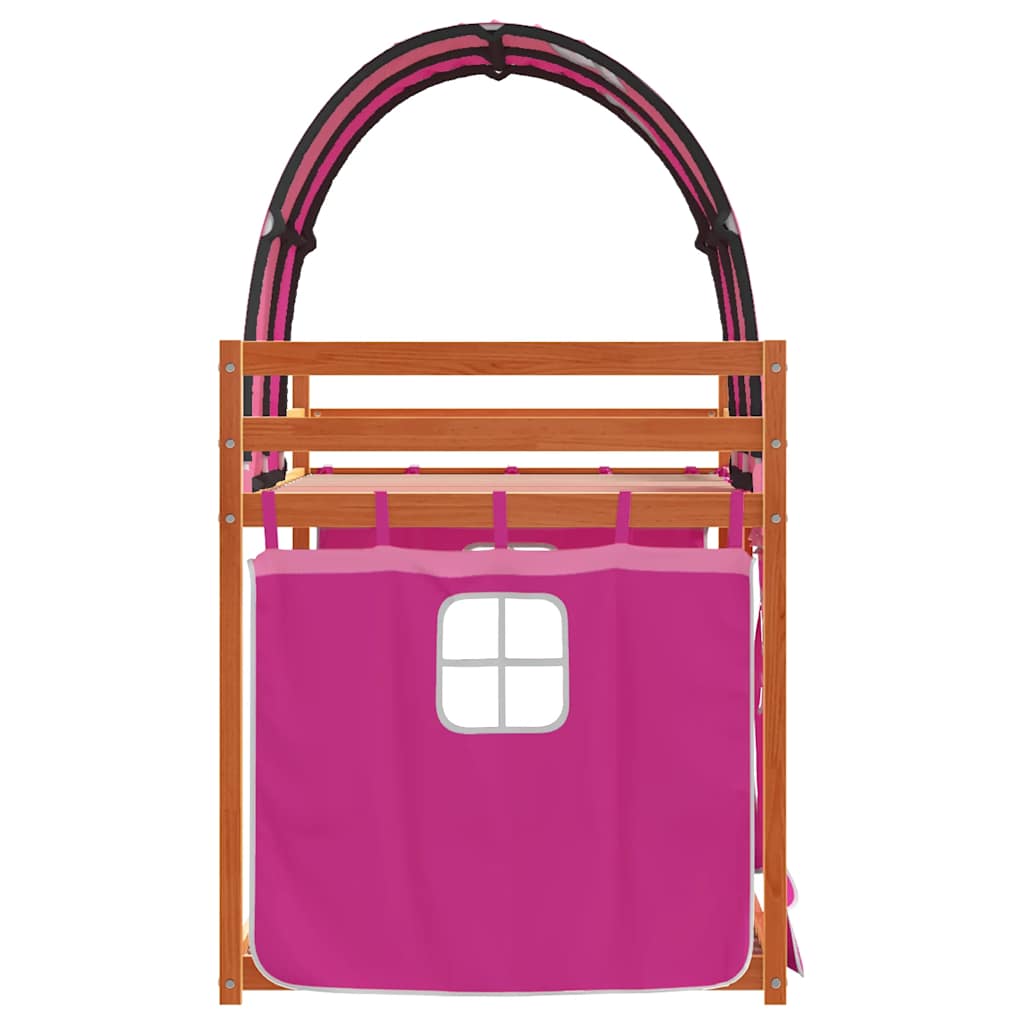 Lit superposé sans matelas 90x200 cm bois de pin massif - XIOS
