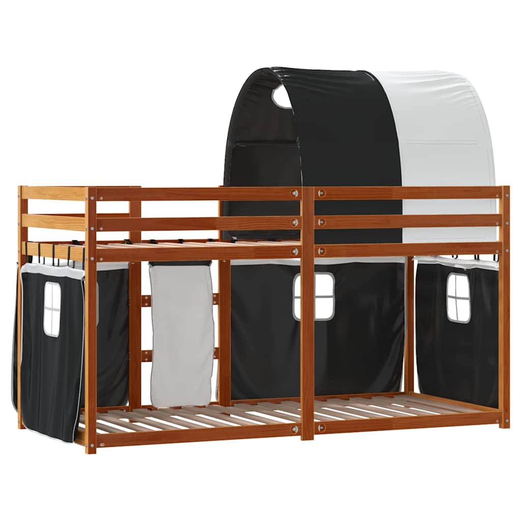 Lit superposé sans matelas 90x190 cm bois de pin massif - XIOS