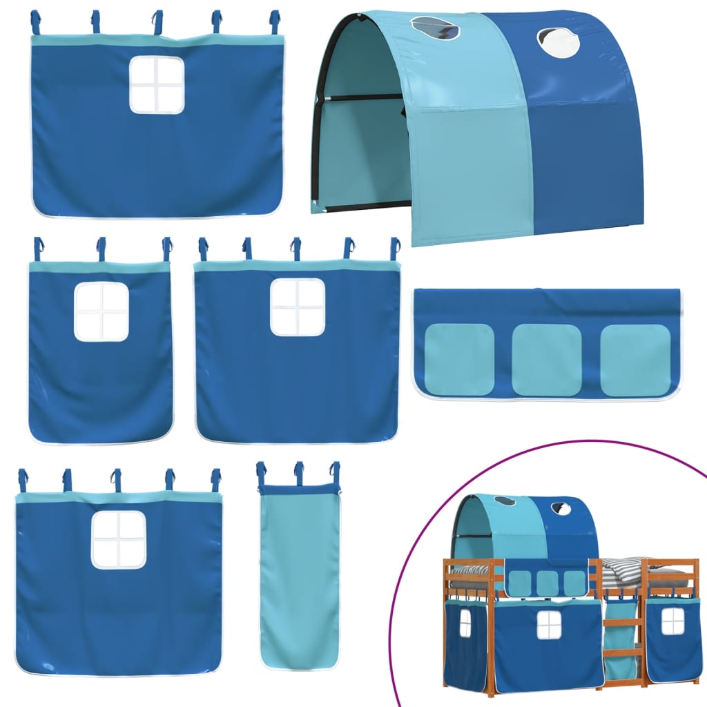 Lit superposé sans matelas 90x190 cm bois de pin massif - XIOS