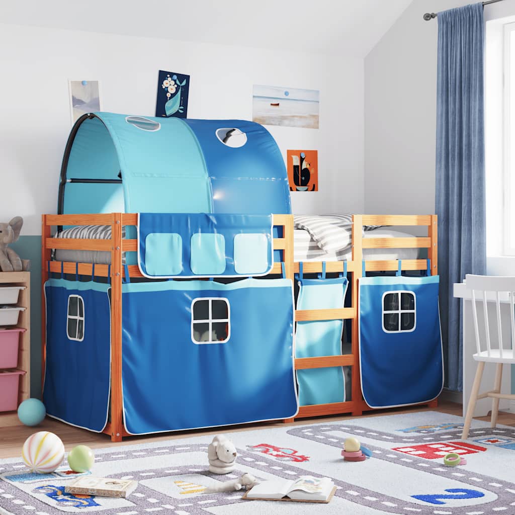Lit superposé sans matelas 90x190 cm bois de pin massif - XIOS