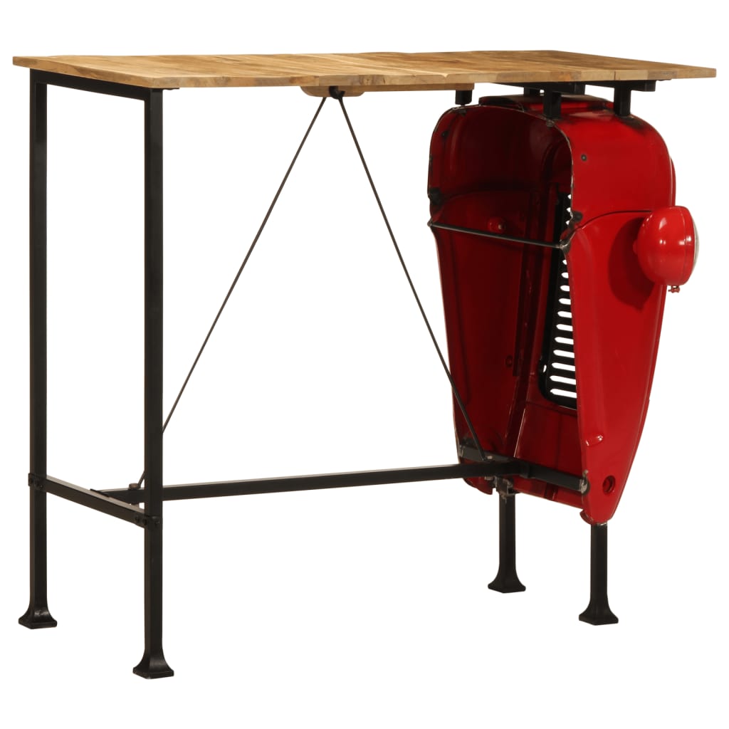 Ensemble de bar 5 pcs bois de manguier massif