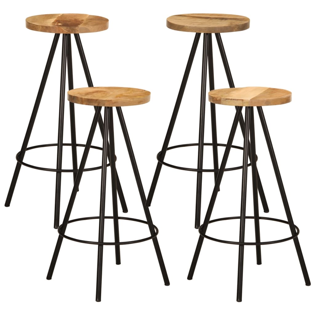 Ensemble de bar 5 pcs bois de manguier massif - XIOS