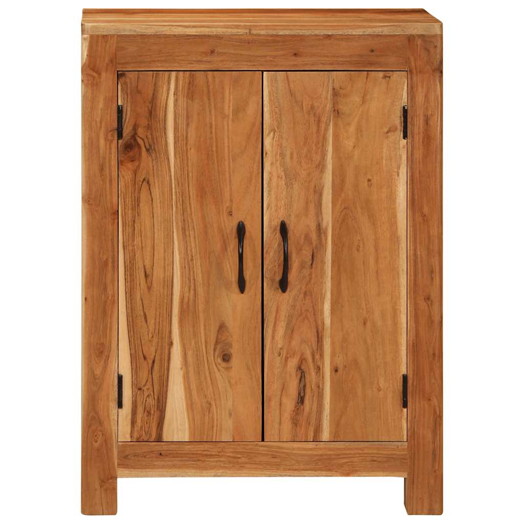 Buffet 55x35x75 cm bois massif d'acacia