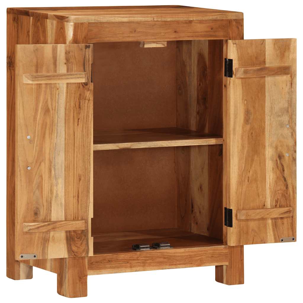 Buffet 55x35x75 cm bois massif d'acacia