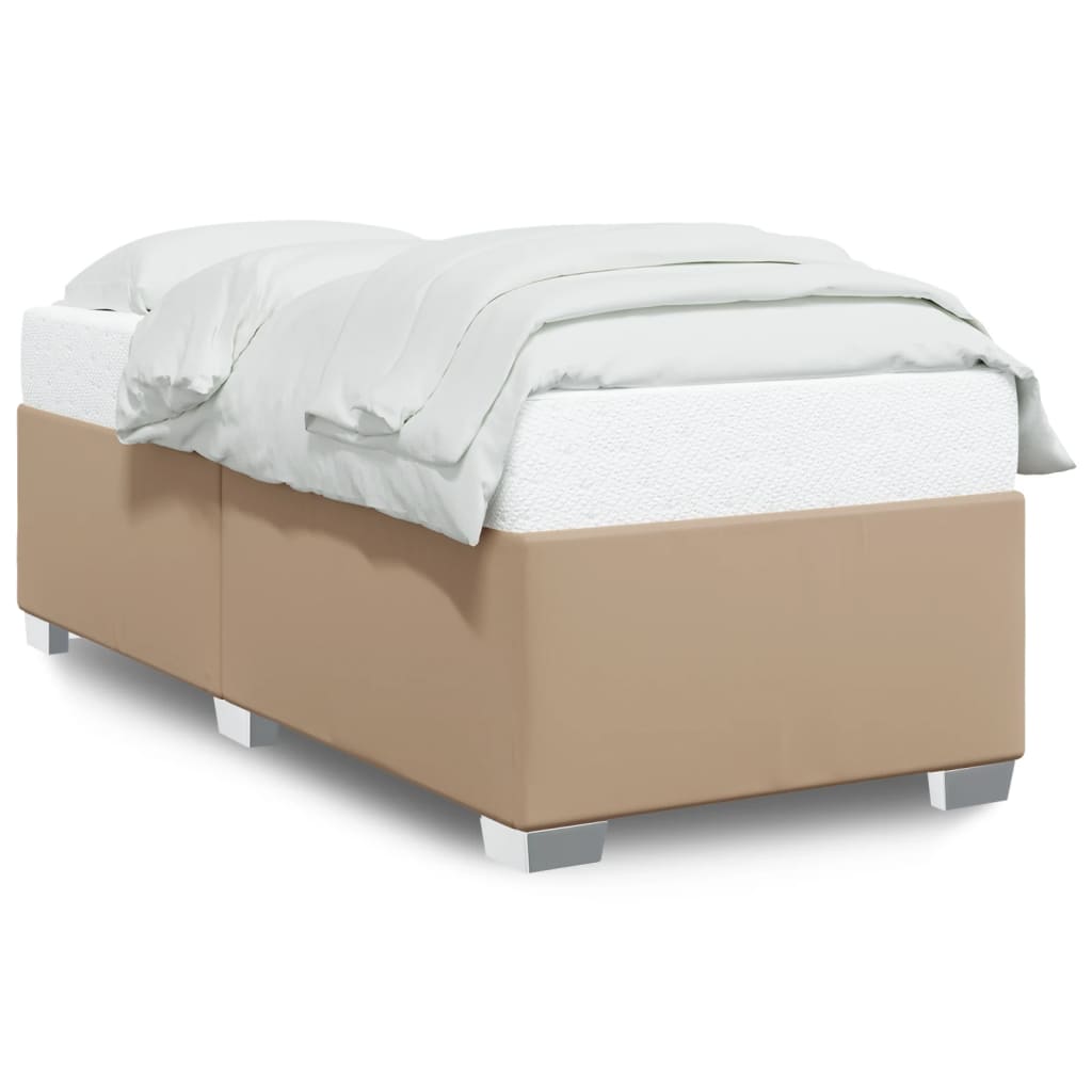Cadre de lit sans matelas cappuccino 80x200 cm similicuir - XIOS