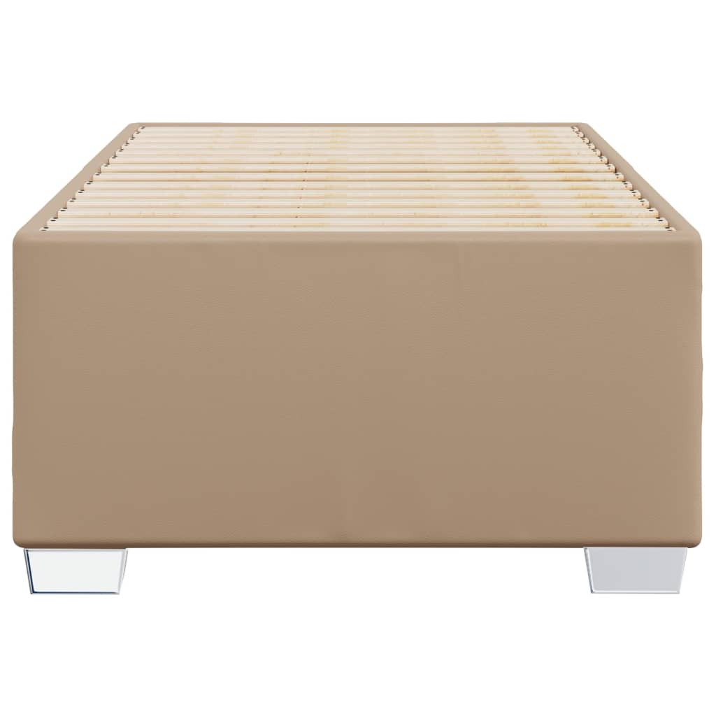 Cadre de lit sans matelas cappuccino 80x200 cm similicuir - XIOS