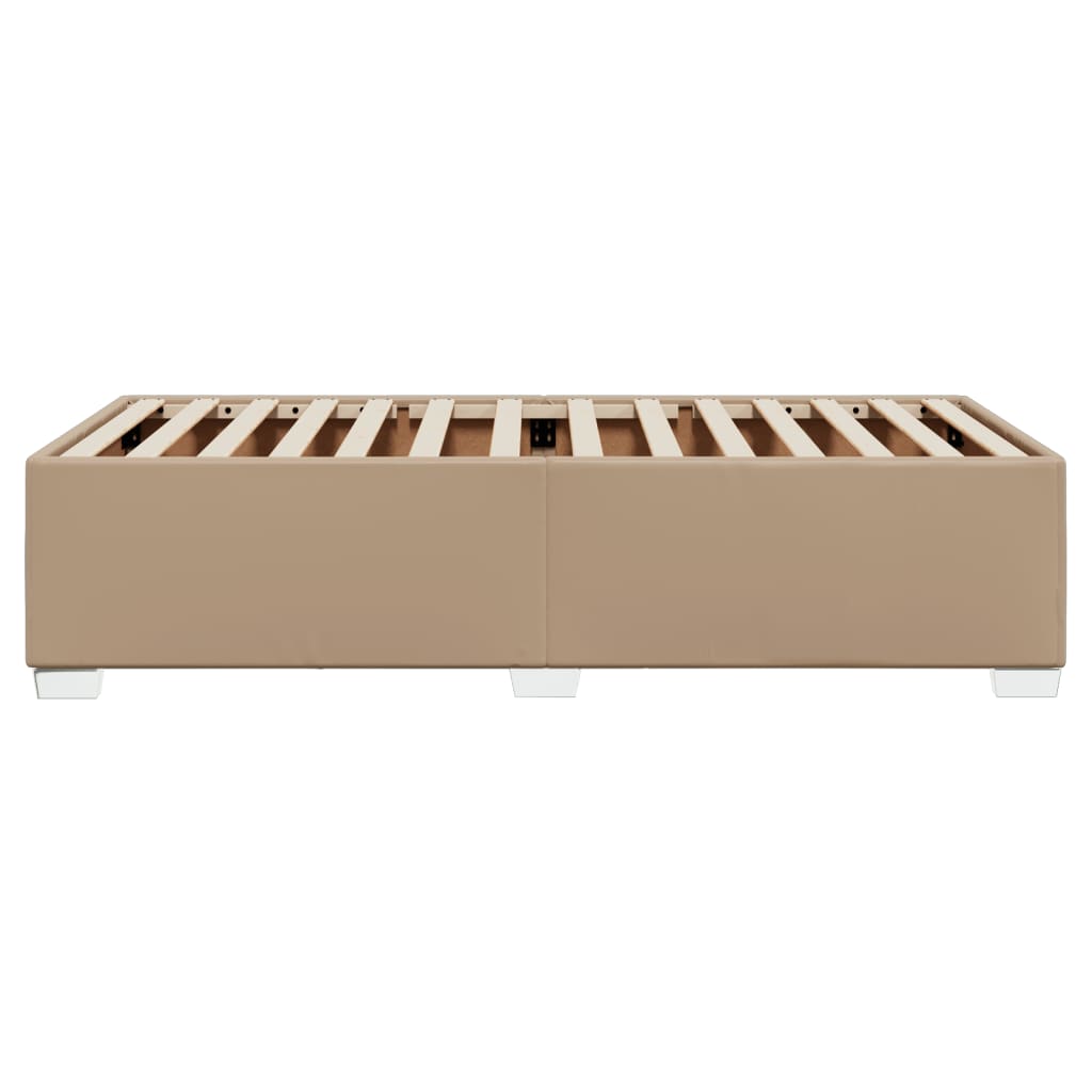 Cadre de lit sans matelas cappuccino 90x200 cm similicuir - XIOS