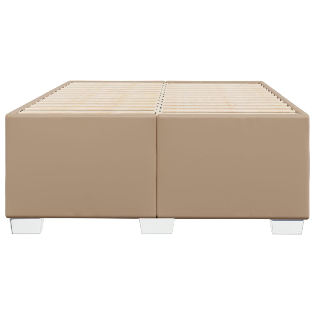 Cadre de lit sans matelas cappuccino 120x190 cm similicuir - XIOS