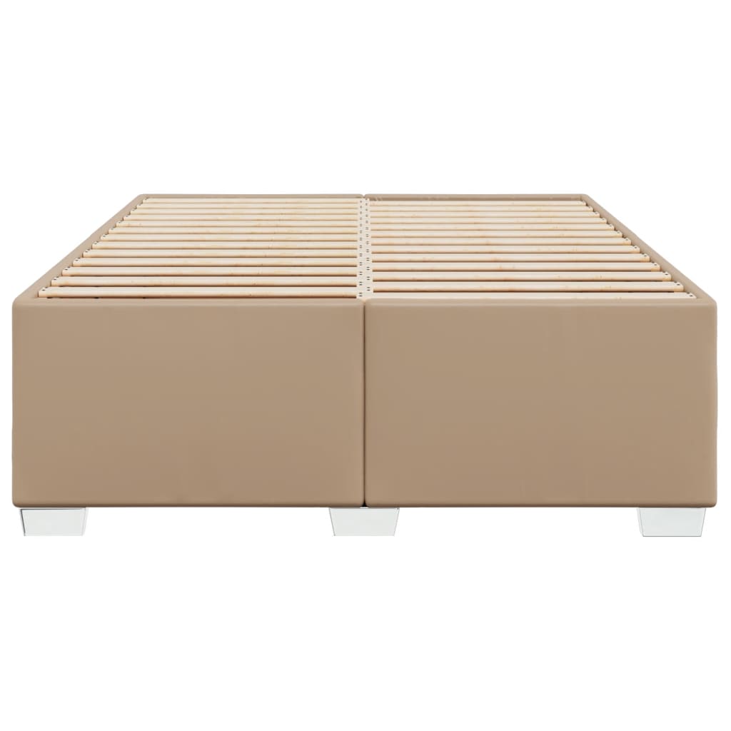 Cadre de lit sans matelas cappuccino 160x200 cm similicuir - XIOS