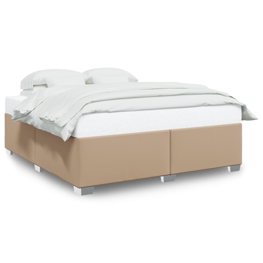 Cadre de lit sans matelas cappuccino 180x200 cm similicuir - XIOS