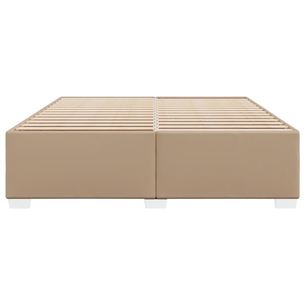 Cadre de lit sans matelas cappuccino 180x200 cm similicuir - XIOS