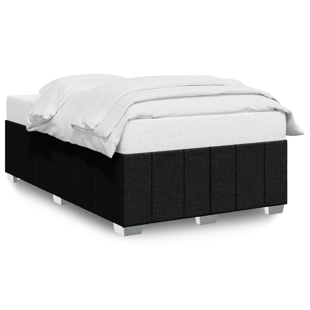 Cadre de lit sans matelas noir 120x200 cm tissu - XIOS