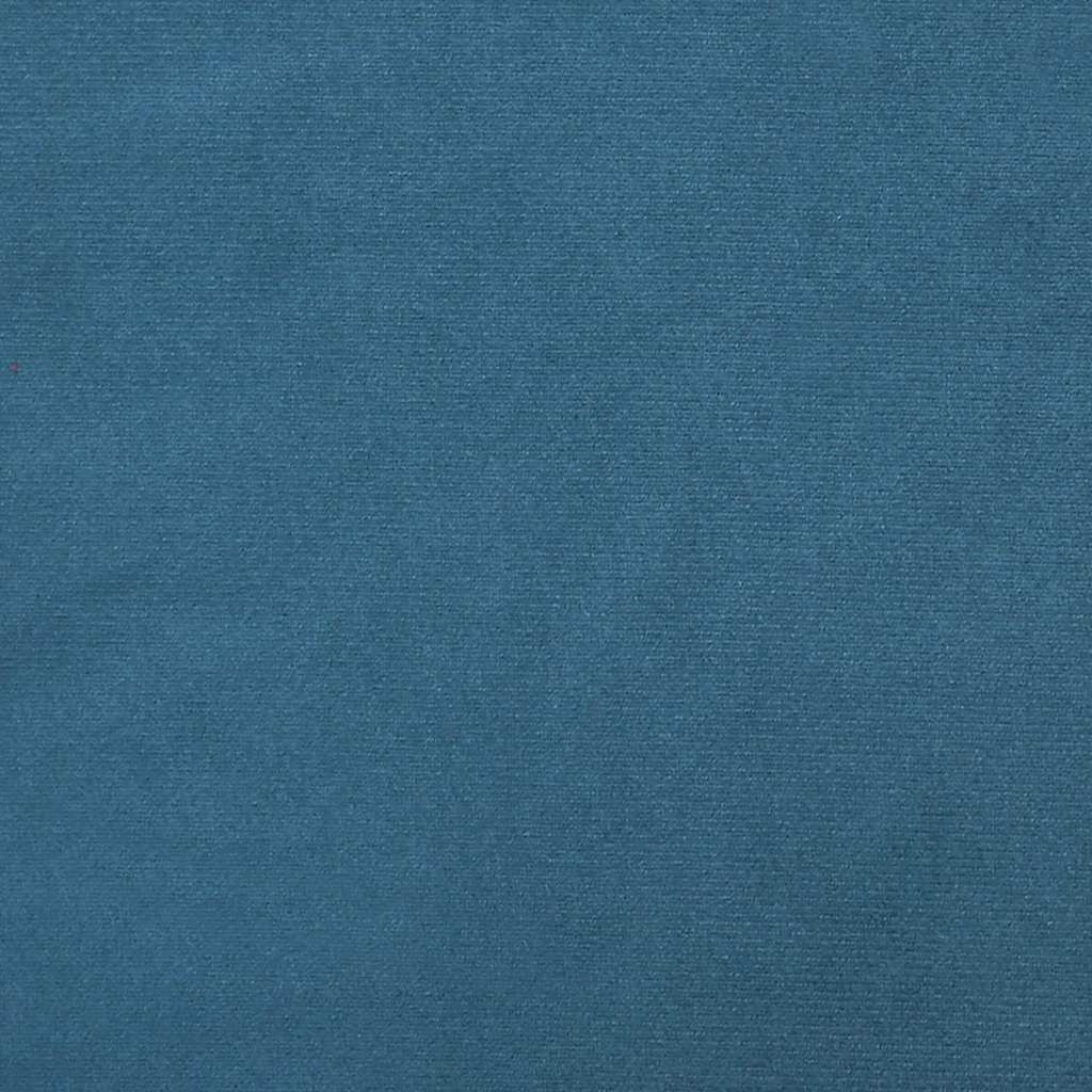 Cadre de lit sans matelas bleu 160x200 cm velours - XIOS