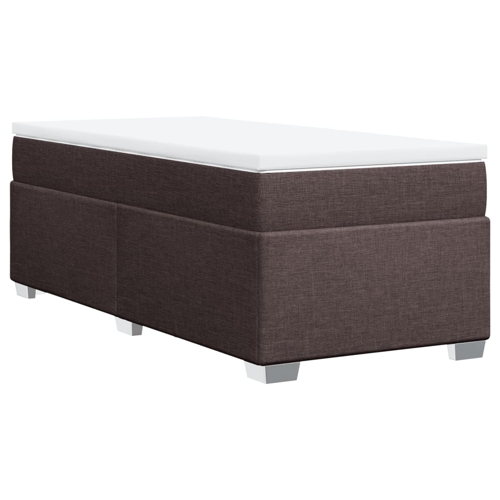 Sommier à lattes de lit avec matelas Marron foncé 80x200 cm - XIOS