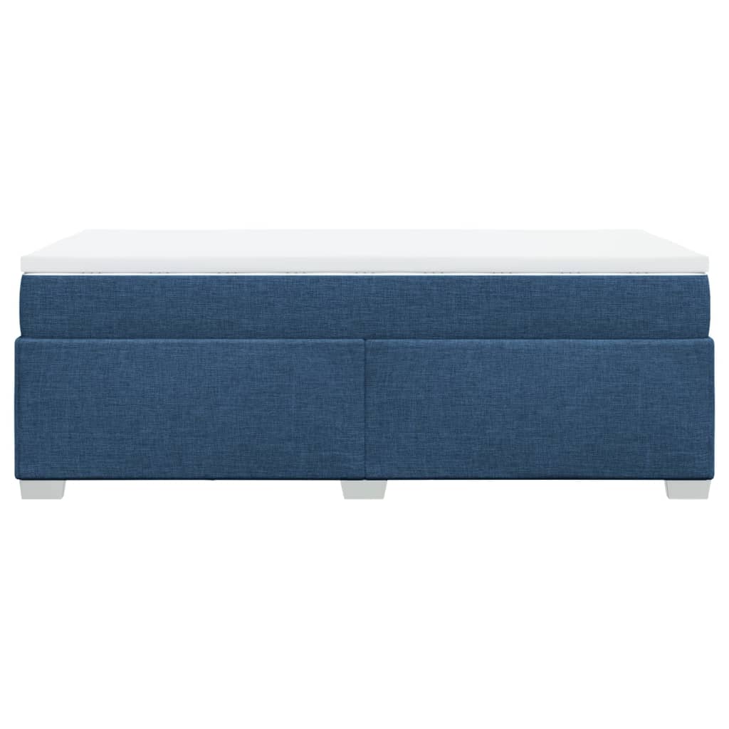 Sommier à lattes de lit avec matelas Bleu 80x200 cm Tissu - XIOS