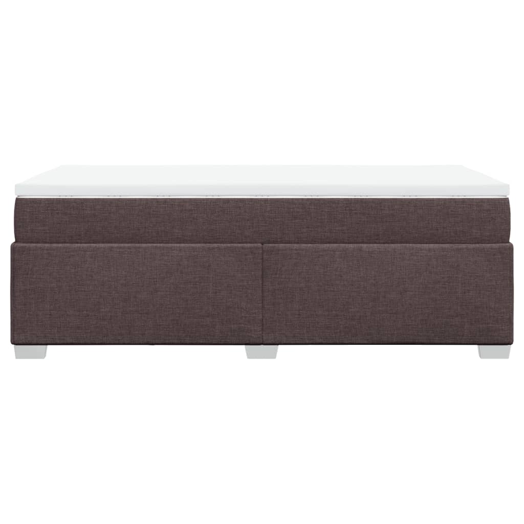 Sommier à lattes de lit avec matelas Marron foncé 100x200 cm - XIOS