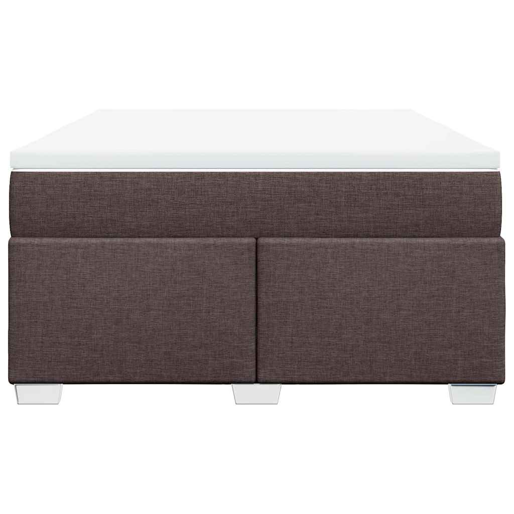 Sommier à lattes de lit avec matelas Marron foncé 140x190 cm - XIOS