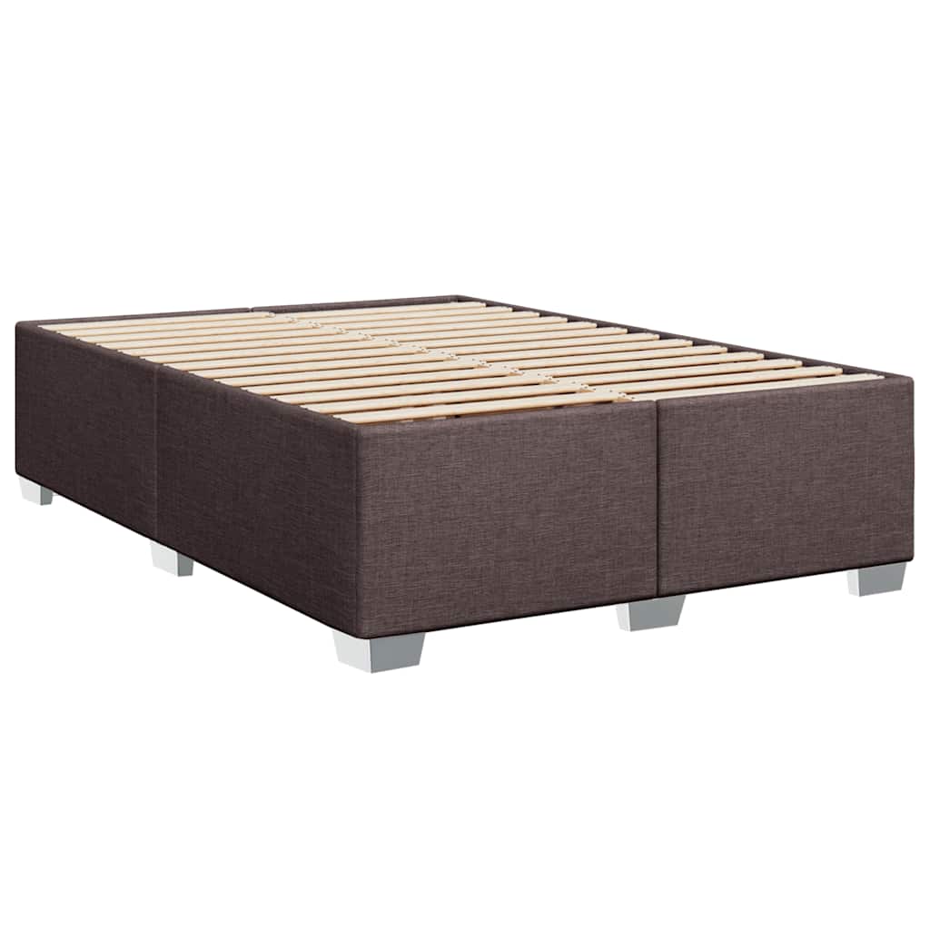 Sommier à lattes de lit avec matelas Marron foncé 140x190 cm - XIOS