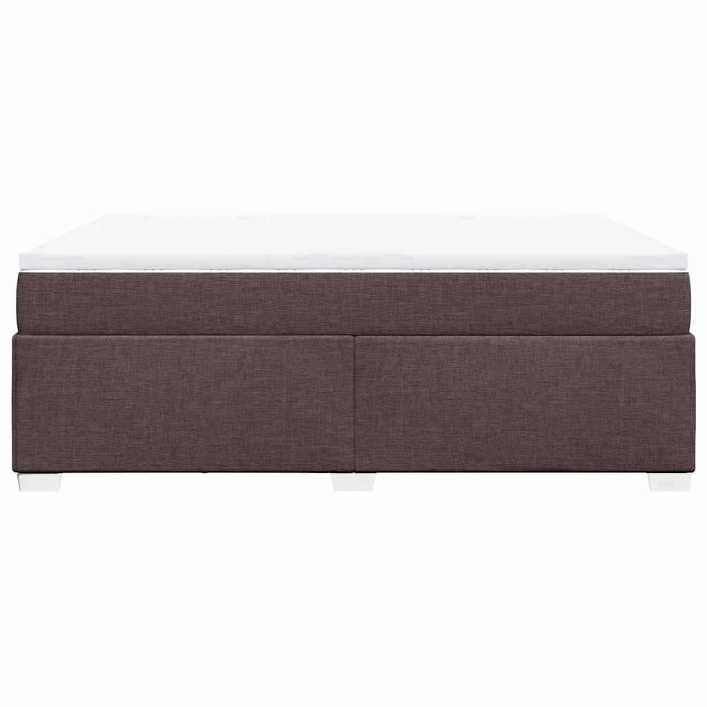 Sommier à lattes de lit avec matelas Marron foncé 140x190 cm - XIOS