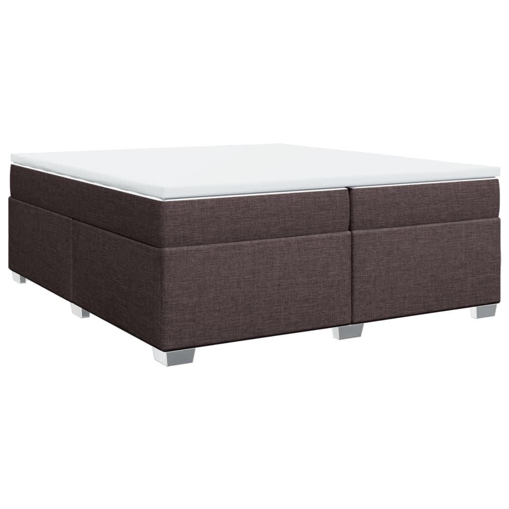 Sommier à lattes de lit avec matelas Marron foncé 200x200 cm - XIOS