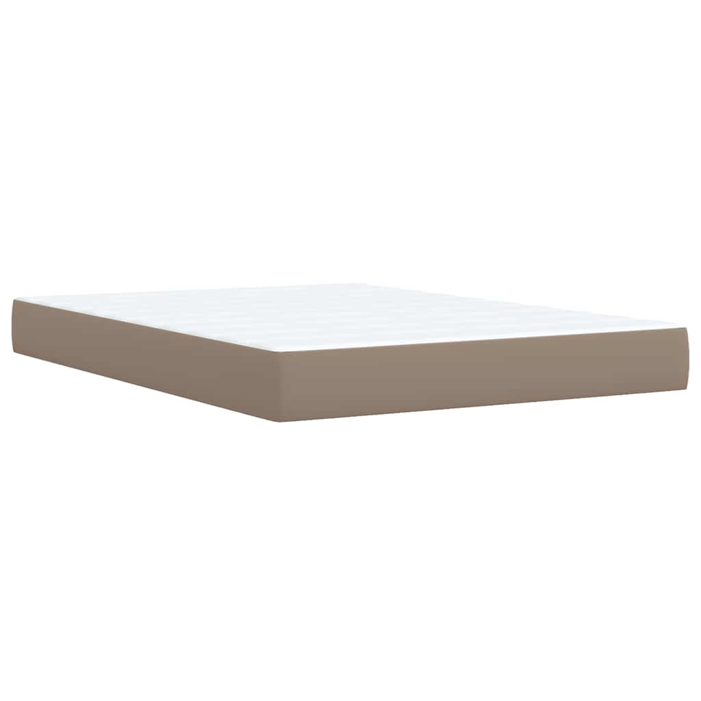 Sommier à lattes de lit avec matelas Cappuccino 140x190 cm - XIOS
