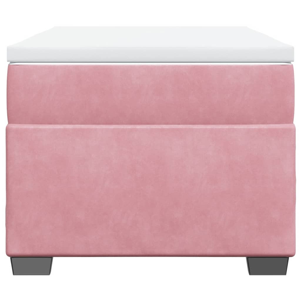 Sommier à lattes de lit et matelas Rose 80x200 cm Velours - XIOS