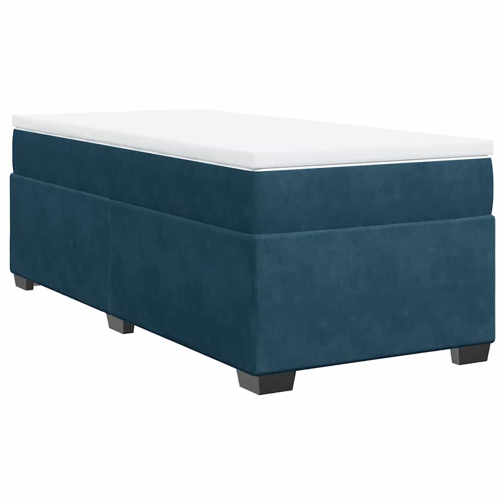Sommier à lattes de lit avec matelas Bleu foncé 90x200 cm - XIOS