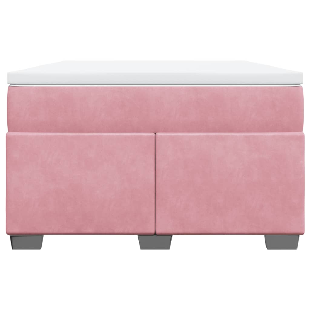 Sommier à lattes de lit avec matelas Rose 120x200 cm Velours - XIOS