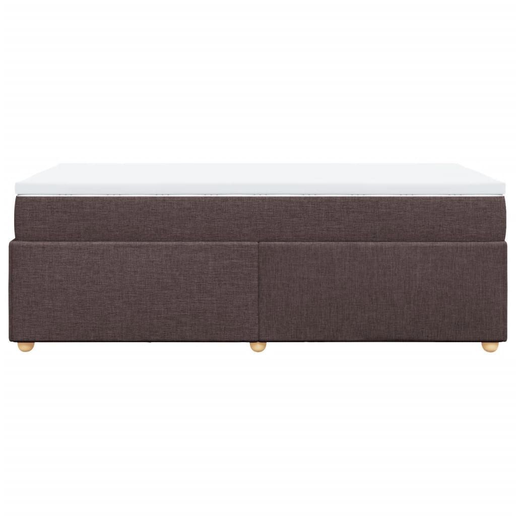 Sommier à lattes de lit avec matelas Marron foncé 80x200 cm - XIOS