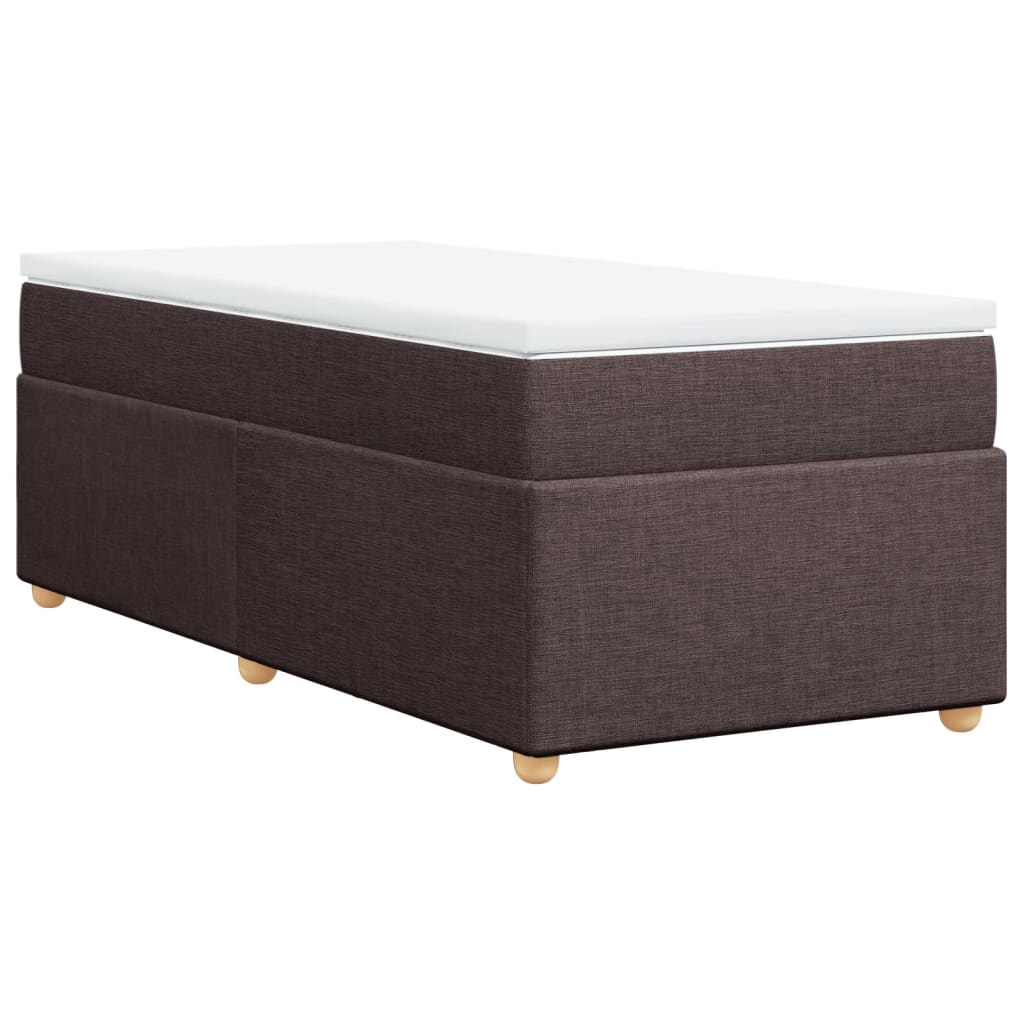 Sommier à lattes de lit avec matelas Marron foncé 90x190 cm - XIOS