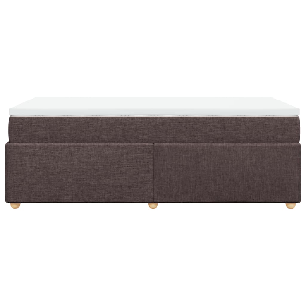 Sommier à lattes de lit avec matelas Marron foncé 90x190 cm - XIOS