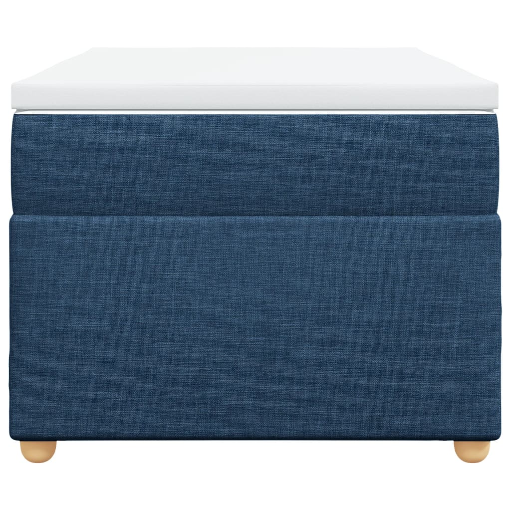 Sommier à lattes de lit avec matelas Bleu 90x190 cm Tissu - XIOS
