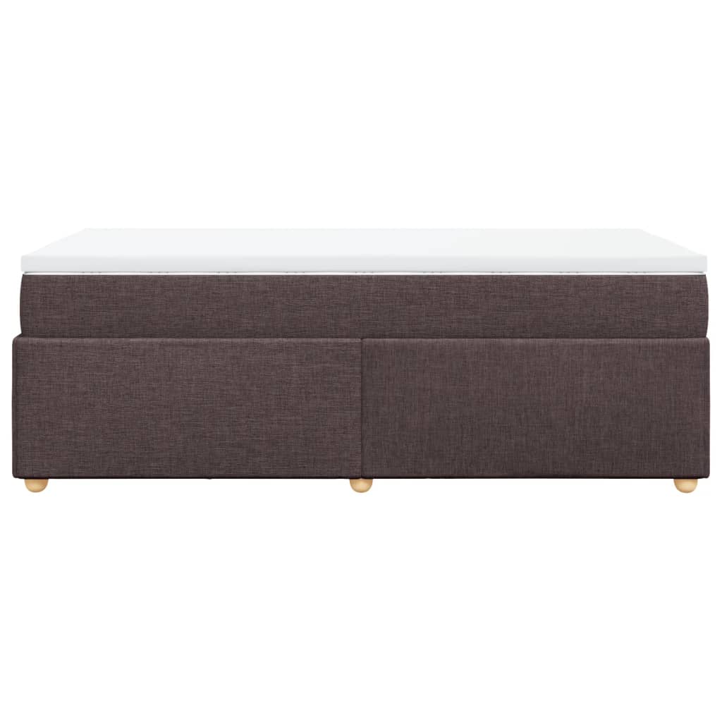 Sommier à lattes de lit avec matelas Marron foncé 90x200 cm - XIOS