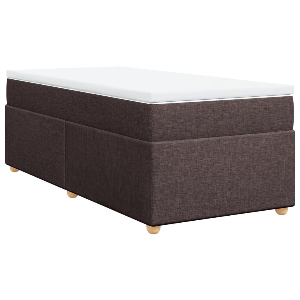Sommier à lattes de lit avec matelas Marron foncé 90x200 cm - XIOS