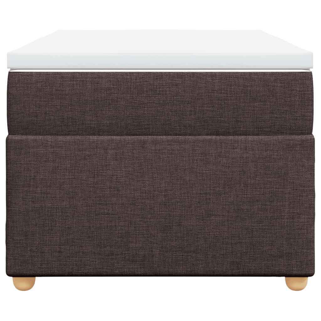 Sommier à lattes de lit avec matelas Marron foncé 100x200 cm - XIOS