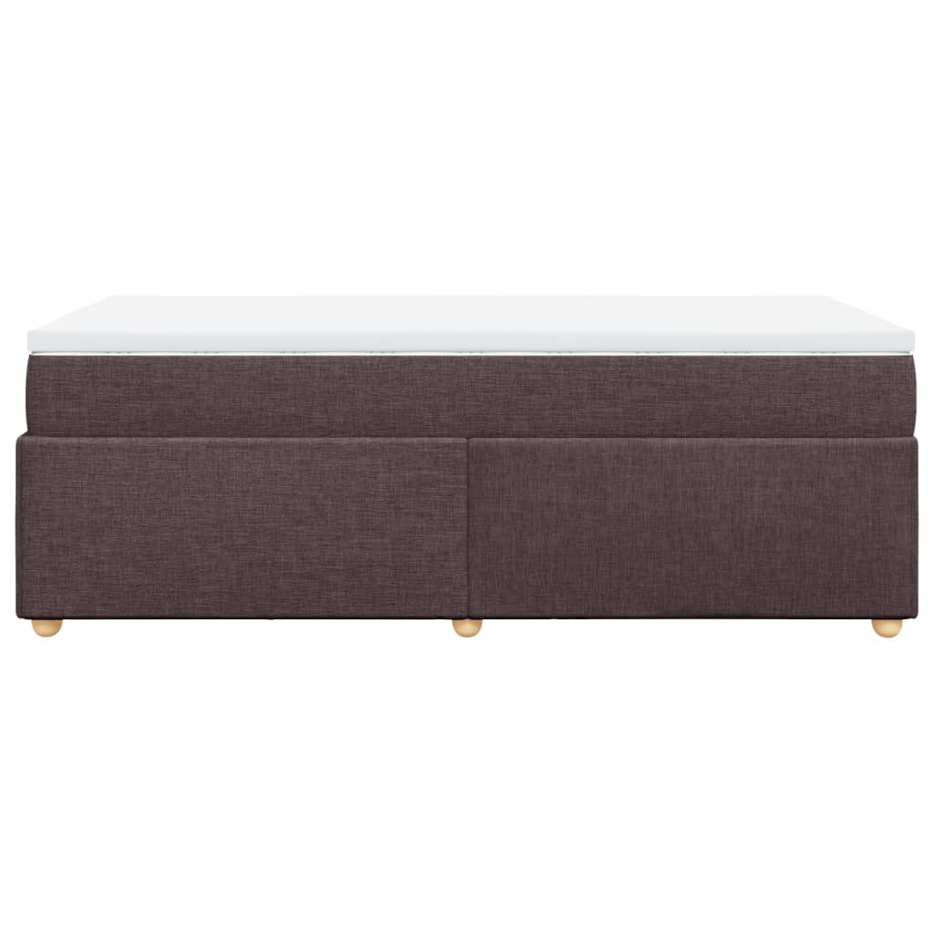 Sommier à lattes de lit avec matelas Marron foncé 100x200 cm - XIOS